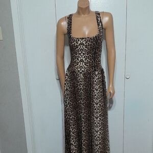BloomChic Leopard Print Maxi Dress